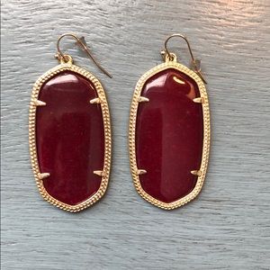 Kendra Scott Danielle earrings maroon